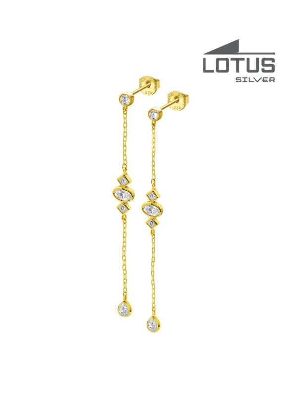 LOTUS SILVER EARRINGS